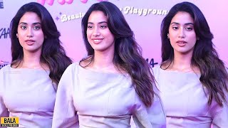 Janhvi Kapoor L00KS Super STUNNING at Nykaaland Festival 2024 [upl. by Naryt]