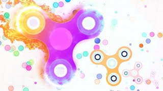 Spinzio  FASTEST FIDGET SPINNER 21999 RPM  NEW AGARIO [upl. by Nerrual]