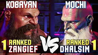 Kobayan 1 Ranked Zangief vs YHCMochi 1 Ranked Dhalsim STREET FIGHTER 6 Showdown [upl. by Seagraves]