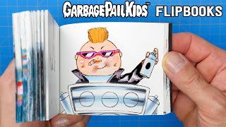 New GPK FLIPBOOKS 🤢 and Chewing 34 YEAR OLD GUM [upl. by Doolittle33]