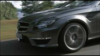 New Mercedes CLS 63 AMG 2011 Driving [upl. by Keppel]