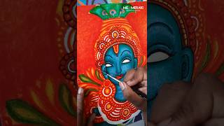 Kerala mural painting tutorial Mural painting for beginners Kerala Mural Painting Mural art [upl. by Nnylram]