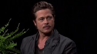 Zach Galifianakis Asks Brad Pitt About Jennifer Anistons Friends on Between Two Ferns [upl. by Brozak818]