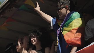 LGBTQ community holds pride march in Buenos Aires [upl. by Goldfinch]