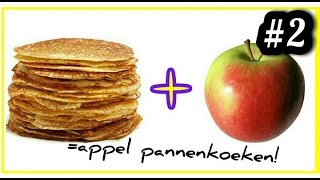 APPEL PANNENKOEKEN MAKEN MET KANEEL [upl. by Schwerin]