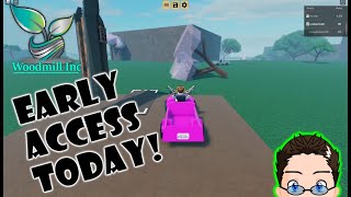 Roblox  Woodmill Inc  Early Access Today [upl. by Ainesy]