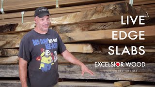 Learn About Live Edge Wood Slabs with Ron [upl. by Arries]