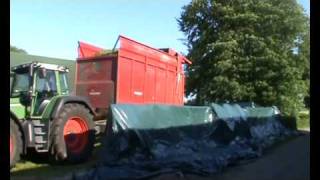 Silage  Pit Activity  Case 721E  Part 1 [upl. by Namyac]