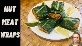 Nut Meat WRAPS  Raw Vegan WholeFood PlantBased  Vegan [upl. by Loss]