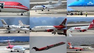 HD 50 Minutes of Plane Spotting  Curacao International Airport TNCC [upl. by Aleras]