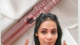 Review of Maybelleine sky high mascara  non sponsored [upl. by Hube]