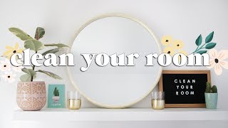 How to Deep Clean Your  Room Spring Cleaning 2018 [upl. by Cornish288]