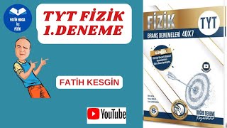 BİLGİ SARMAL YAYINLARITYT FİZİK 1DENEMEaytfizik tytfizik yks2024 bilgisarmalyayınları [upl. by Agathe366]