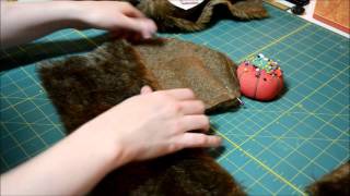 How to Make a Raccoon Skin Cap Mine was Opossum [upl. by Sadella]