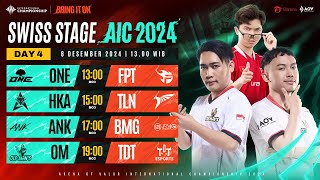 Swiss Stage AIC 2024 Day 4  Round 01  Garena AOV Indonesia [upl. by Dupin]