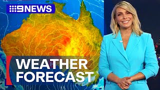 Australia Weather Update Sunny conditions for Sydney  9 News Australia [upl. by Malvino]