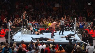 WWE Ring COLLAPSE Bronson vs Braun Strowman Match WWE RAW Highlights Today [upl. by Noraha]