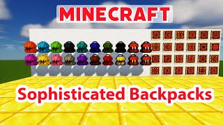 Sophisticated Backpacks Mod 1165  Complete Backpack Overhaul with 16 Upgrades [upl. by Hawley]