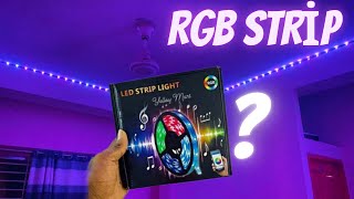 LED strip light  under 1000 rgb strip  best strip light with app controller plus music sync [upl. by Haakon973]