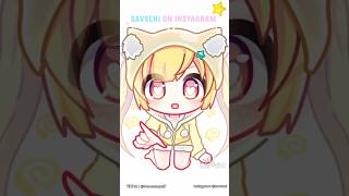 💠 Blonde Seni Chan 🤍 speedpaint blonde gacha gachaclub ibispainttutorial Old Video💠🤍 [upl. by Romelda]