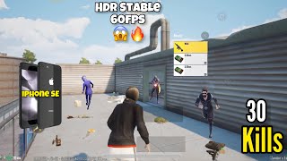 OMG😍 IPHONE SE 2020 🥵 Stable 60Fps gameplay 🔥 iphone se 2020 pubg test in 2023❤️pubg [upl. by Jenica]