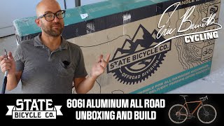 State Bicycle Co  6061 Aluminum All Road  Unboxing and Build [upl. by Yhtrod]