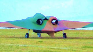 HORTEN HO229 Turbine Flying Wing Rc Jet at Flugtag Kirberg 2022 [upl. by Lawrenson927]