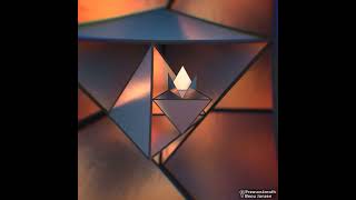 Tetrahedron spiral tetrahedron sprial endless loop satisfying satisfyingvideo [upl. by Lucic]