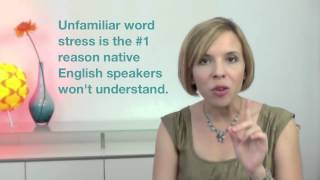 Word Stress  Why its important Part 10 Speak Global English Series Heather Hansen [upl. by Rebna]