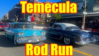 Temecula Rod Run 2024  Friday Night Classic Car Show amp Cruise [upl. by Nitsyrc]