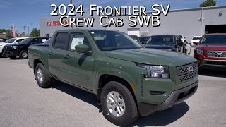 New Tactical Green 2024 Nissan frontier SV Crew Cab SWB at Nissan of Cookeville [upl. by Reave316]