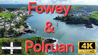 Aerial views of Fowey amp Polruan Cornwall May 2024 [upl. by Bird]