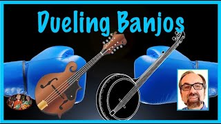 Dueling Banjos – Easy Version – Mandolin Lesson [upl. by Kappel]