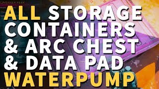 All Waterpump Storage Containers Rage 2 amp Ark Chest amp Data Pad [upl. by Enimajneb307]