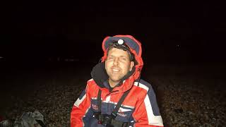 Back Out Sea Fishing in the Winters Cold at Kingsdown Kent [upl. by Erdnael]