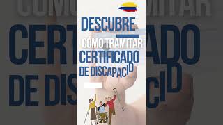 descubre cómo obtener certificado de discapacidad en colombia shorts short discapacidadtotal [upl. by Tur]