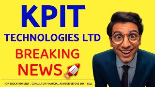 KPIT TECHNOLOGIES SHARE LATEST NEWS kpittechnologiesshare kpittech kpittechnologiessharenews iex [upl. by Janot]