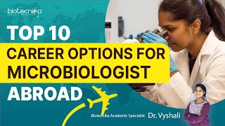 Top 10 Career Options For Microbiologists Abroad [upl. by Aitenev]