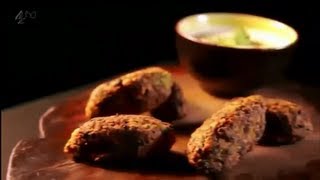 Gordon Ramsay ChickpeaCumin and Spinach Koftas with Tahini Dressing [upl. by Niwred]