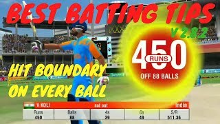 Wcc2 286 Best Batting Tricks In Quick Play  How To hit boundaries on every ball [upl. by Nazarius29]