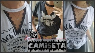 DIY  Customização de Camiseta [upl. by Ahsenra]