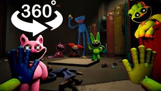 Poppy Playtime Escape from the SMILING CRITTERS 360 VR [upl. by Nohsid258]