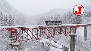 Train stroll Akita Nairiku Railway 2 cruises 15 days trip EP8：Day 11 [upl. by Damal57]