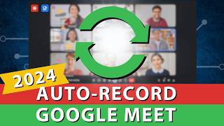 Automatically Record Google Meetings Recurring [upl. by Nylasej980]