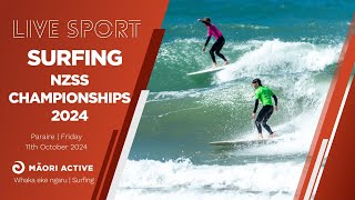 Surfing  NZSS 2024 Surfing Championship [upl. by Ehtyde]