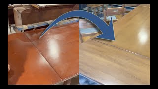 From Red to Blonde Refinishing Complete Dining Set [upl. by Lorinda]