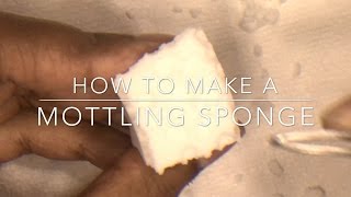 How to Pattern a Sponge for Mottling Reborn Dolls [upl. by Ycul]