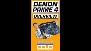 Denon Prime 4 Standalone DJ Controller Overview Shorts [upl. by Keare]