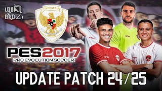 PES 2017 TUTORIAL DOWNLOAD  INSTAL UPDATE PATCH 2425 [upl. by Ovid906]