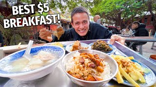 8 AM Taiwanese Street Food Tour 🇹🇼 BREAKFAST BUFFET  Danzai Noodles in Taiwan [upl. by Elstan]